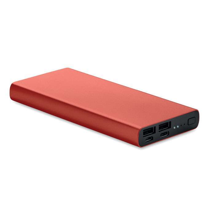 Powerbank 10000mAh in recycled aluminium