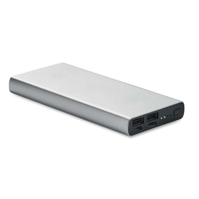 Powerbank 10000mAh in recycled aluminium