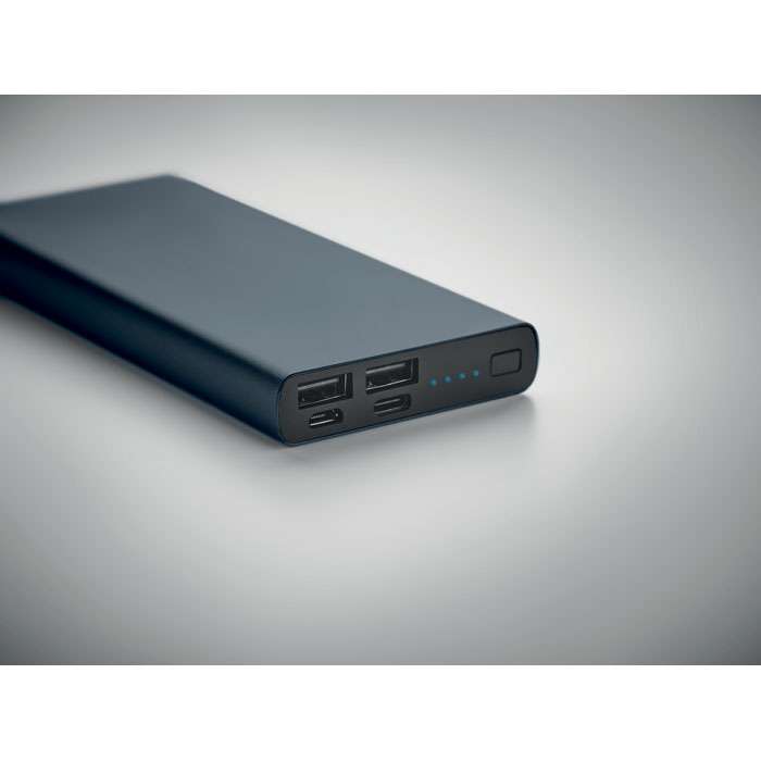 Powerbank 10000mAh in recycled aluminium