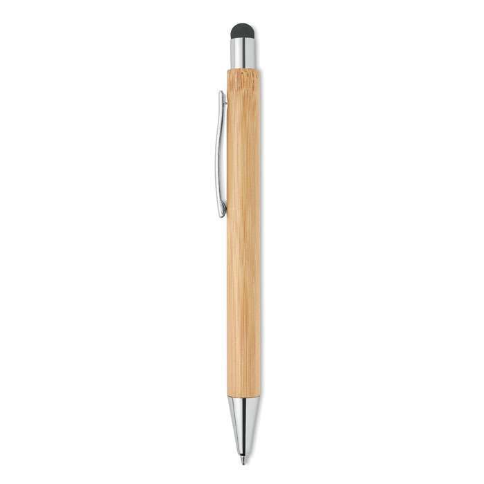 Bamboo ball pen with stylus