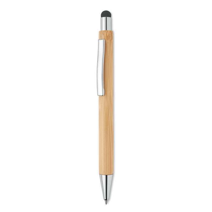 Bamboo ball pen with stylus