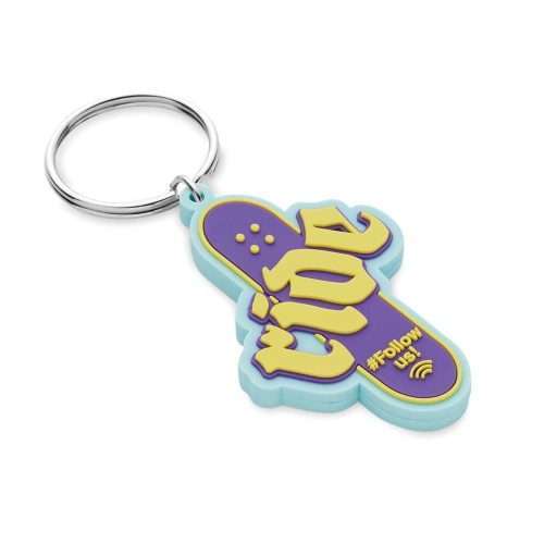 Custom PVC rubber NFC keyring
