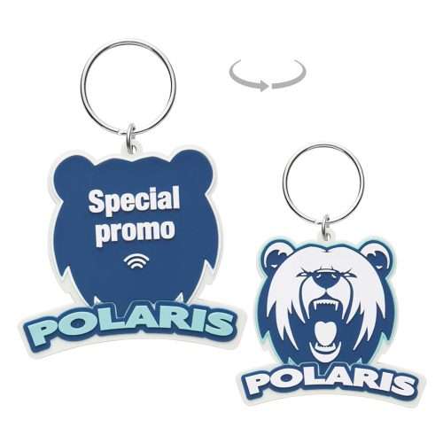 Custom double-sided NFC keyring
