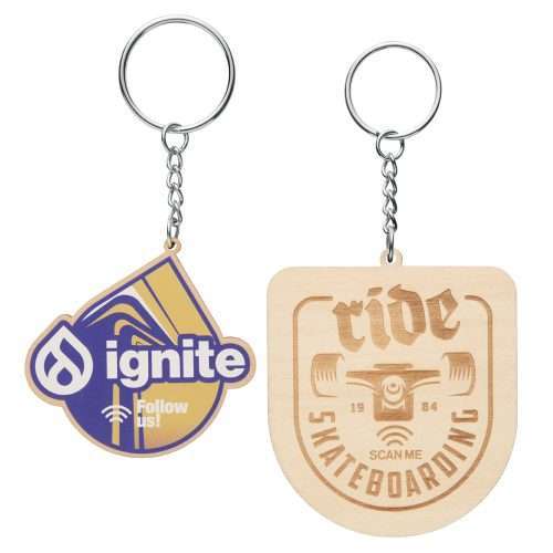 Full Custom shape NFC keyring
