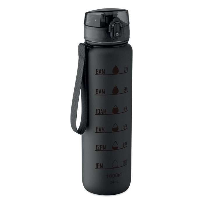 Sports water bottle in RPET