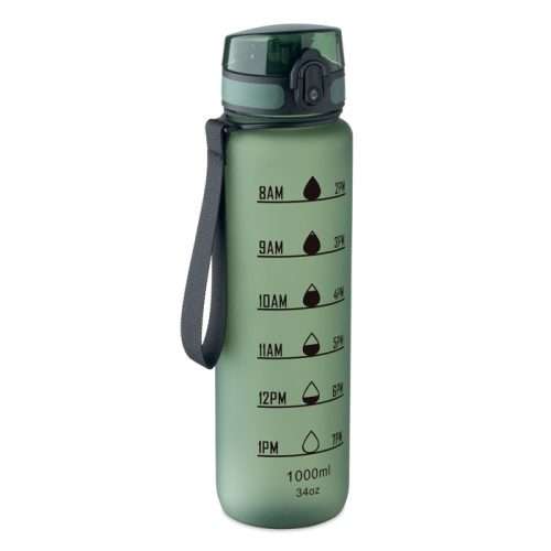 Sports water bottle in RPET