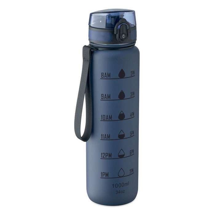 Sports water bottle in RPET