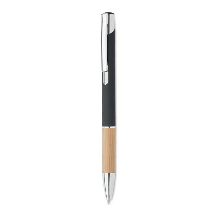Aluminium pen with bamboo grip