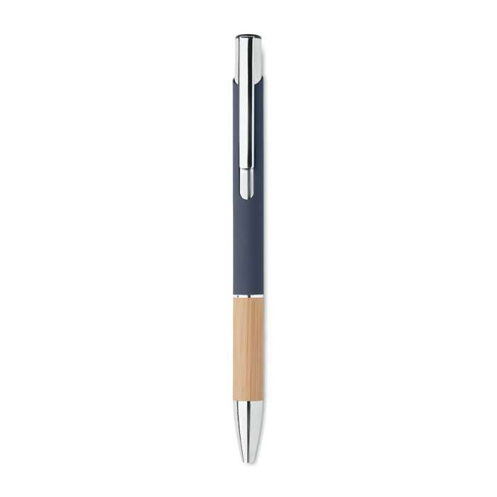 Aluminium pen with bamboo grip