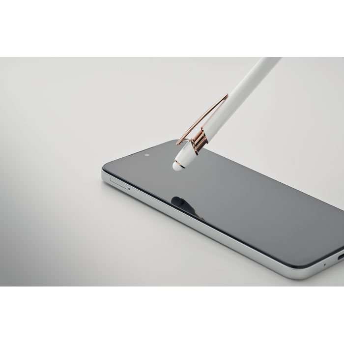 Rose recycled aluminium stylus pen