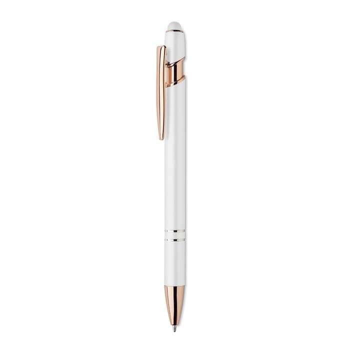 Rose recycled aluminium stylus pen