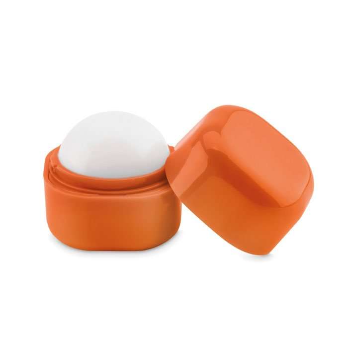 Dermatologically tested lip balm promotional giveaway