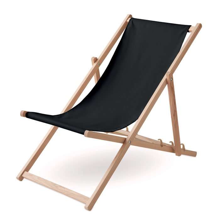 Custom deck chair with logo for hospitality promotions