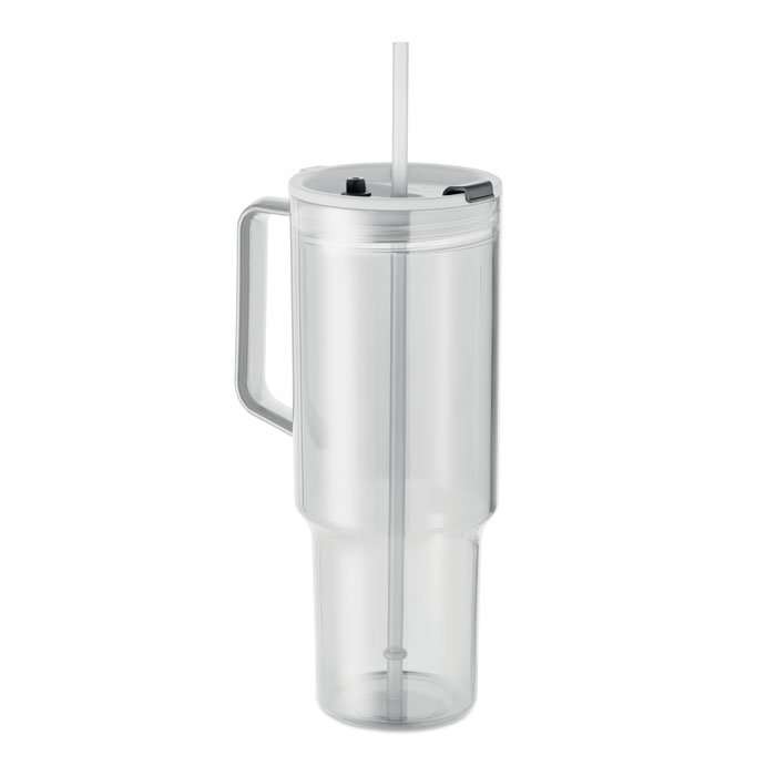Custom tumbler with logo for corporate promotions