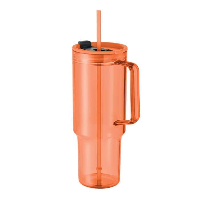 Large reusable RPET tumbler promotional giveaway